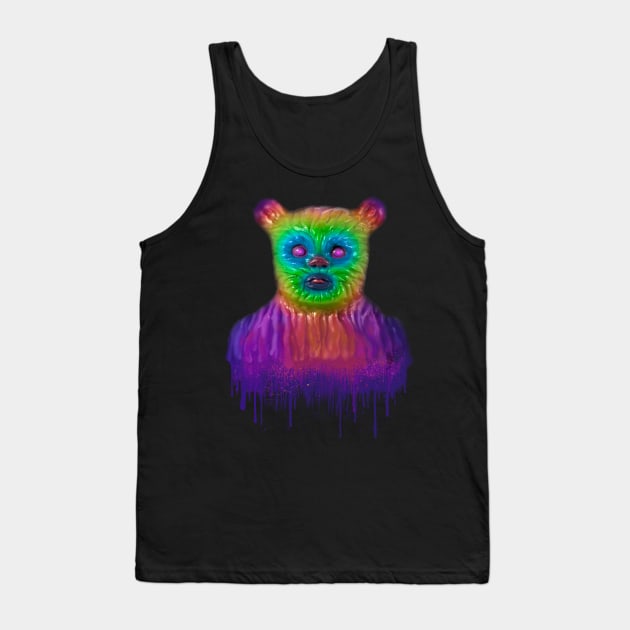 Rainbow Bear Tank Top by BeeryMethod